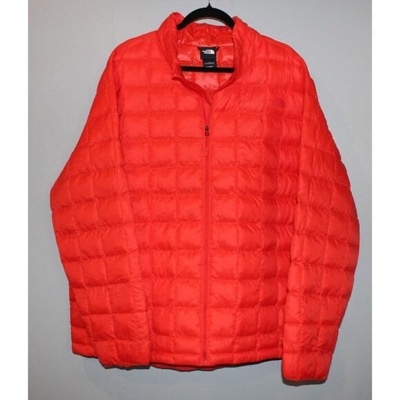 The North Face Men's Thermoball Eco Hooded Jacket 2X‎ RED ORANGE $230 - Picture 2 of 9